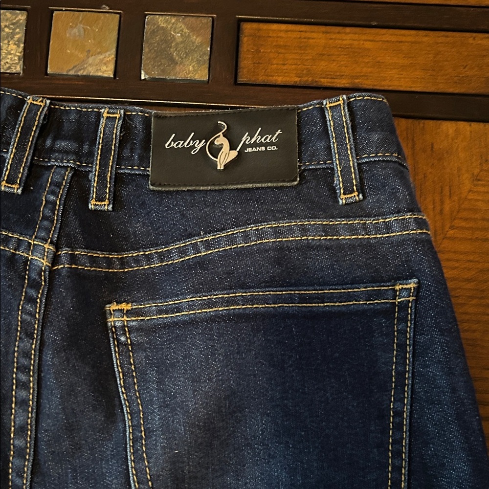 Baby Phat Dark Blue Women's Jeans - Picture 8 of 8